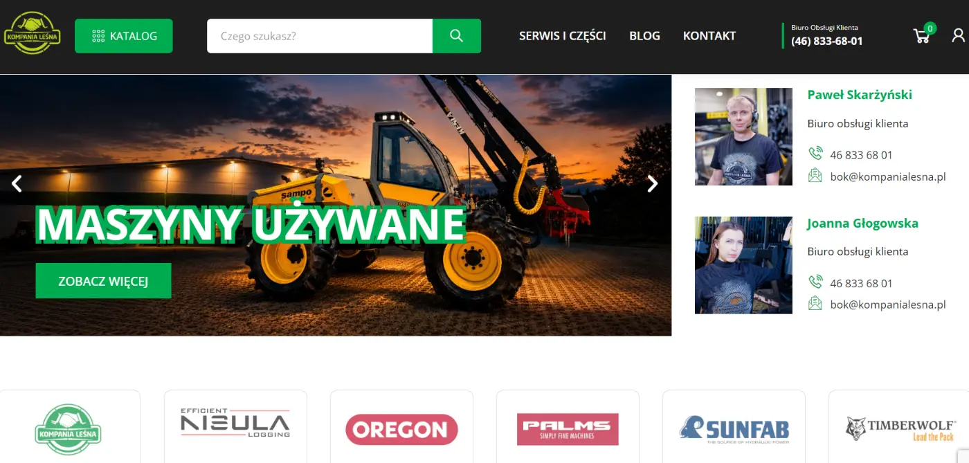 Kompania Leśna – polskie maszyny i rozwiązania do pracy w lesie